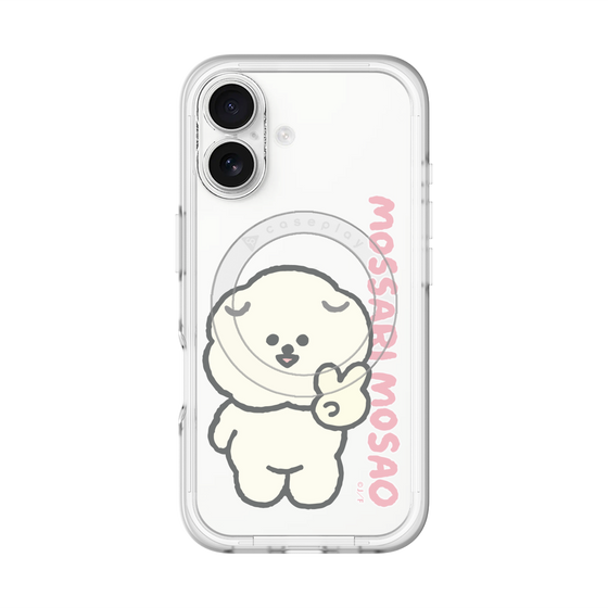 スリムプロテクションプレミアムケース with MagSafe［ もっさりもさお - ピスもさ ］