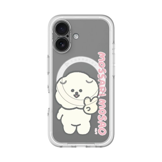 スリムプロテクションプレミアムケース with MagSafe［ もっさりもさお - ピスもさ ］