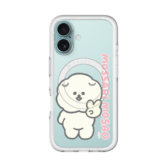スリムプロテクションプレミアムケース with MagSafe［ もっさりもさお - ピスもさ ］