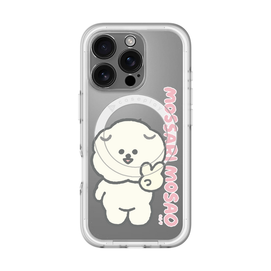 スリムプロテクションプレミアムケース with MagSafe［ もっさりもさお - ピスもさ ］