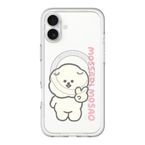 スリムプロテクションプレミアムケース with MagSafe［ もっさりもさお - ピスもさ ］