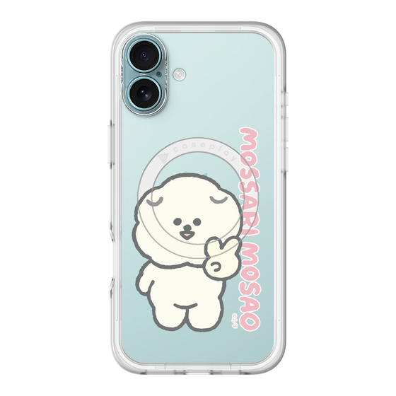 スリムプロテクションプレミアムケース with MagSafe［ もっさりもさお - ピスもさ ］