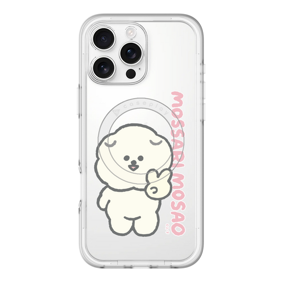 スリムプロテクションプレミアムケース with MagSafe［ もっさりもさお - ピスもさ ］