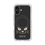 スリムプロテクションプレミアムケース with MagSafe［ ANNA SUI - フェイス - ブラック ］