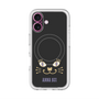 スリムプロテクションプレミアムケース with MagSafe［ ANNA SUI - フェイス - ブラック ］