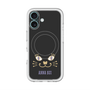 スリムプロテクションプレミアムケース with MagSafe［ ANNA SUI - フェイス - ブラック ］