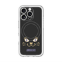 スリムプロテクションプレミアムケース with MagSafe［ ANNA SUI - フェイス - ブラック ］