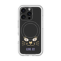 スリムプロテクションプレミアムケース with MagSafe［ ANNA SUI - フェイス - ブラック ］