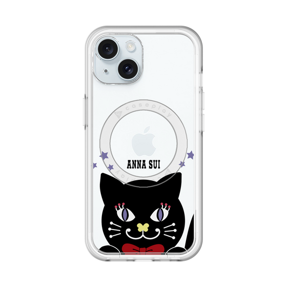 スリムプロテクションプレミアムケース with MagSafe［ ANNA SUI - TITIとスター - クリア ］