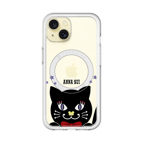 スリムプロテクションプレミアムケース with MagSafe［ ANNA SUI - TITIとスター - クリア ］