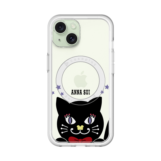 スリムプロテクションプレミアムケース with MagSafe［ ANNA SUI - TITIとスター - クリア ］