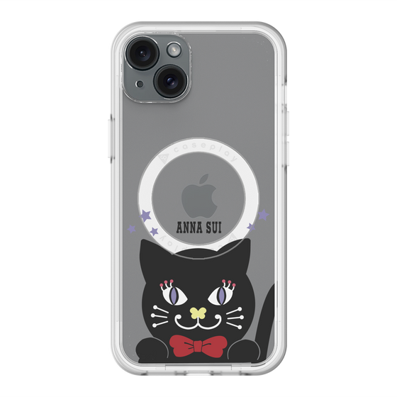 スリムプロテクションプレミアムケース with MagSafe［ ANNA SUI - TITIとスター - クリア ］