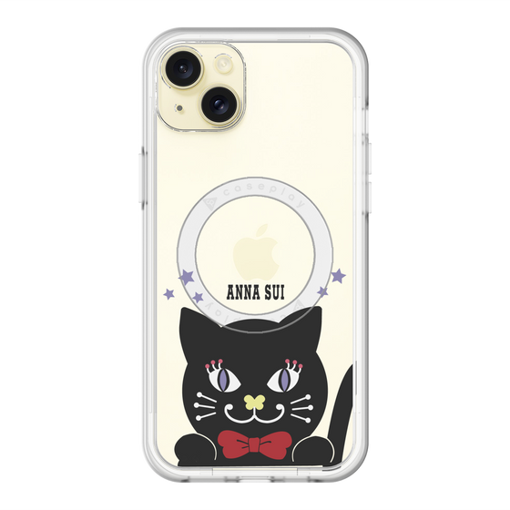スリムプロテクションプレミアムケース with MagSafe［ ANNA SUI - TITIとスター - クリア ］