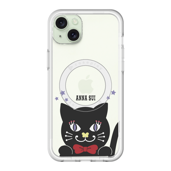 スリムプロテクションプレミアムケース with MagSafe［ ANNA SUI - TITIとスター - クリア ］