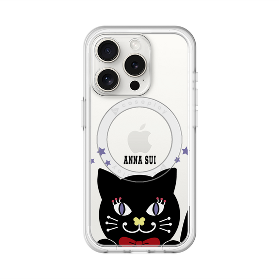 スリムプロテクションプレミアムケース with MagSafe［ ANNA SUI - TITIとスター - クリア ］