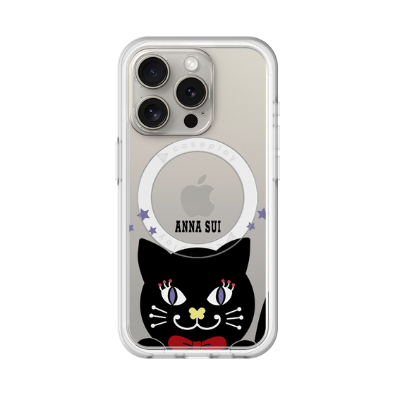 スリムプロテクションプレミアムケース with MagSafe［ ANNA SUI - TITIとスター - クリア ］