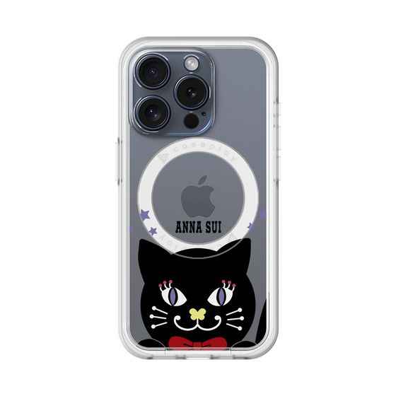スリムプロテクションプレミアムケース with MagSafe［ ANNA SUI - TITIとスター - クリア ］