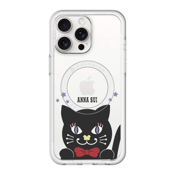 スリムプロテクションプレミアムケース with MagSafe［ ANNA SUI - TITIとスター - クリア ］