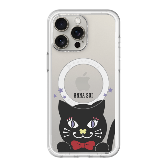 スリムプロテクションプレミアムケース with MagSafe［ ANNA SUI - TITIとスター - クリア ］