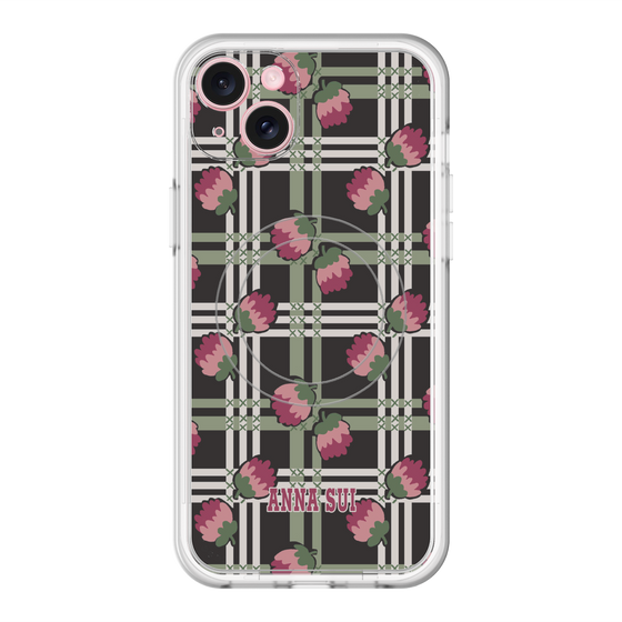 スリムプロテクションプレミアムケース with MagSafe［ ANNA SUI - クローバーフラワー ］