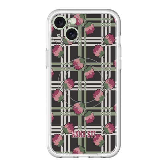 スリムプロテクションプレミアムケース with MagSafe［ ANNA SUI - クローバーフラワー ］