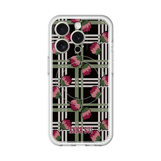 スリムプロテクションプレミアムケース with MagSafe［ ANNA SUI - クローバーフラワー ］