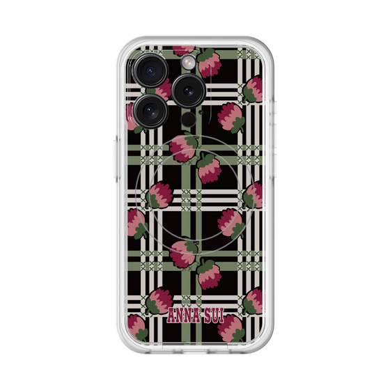 スリムプロテクションプレミアムケース with MagSafe［ ANNA SUI - クローバーフラワー ］