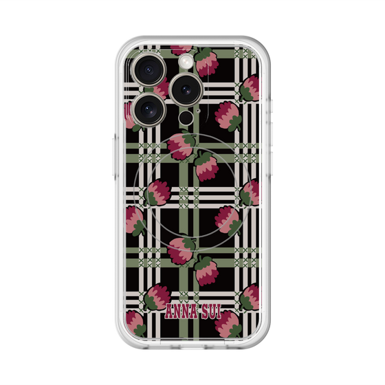 スリムプロテクションプレミアムケース with MagSafe［ ANNA SUI - クローバーフラワー ］