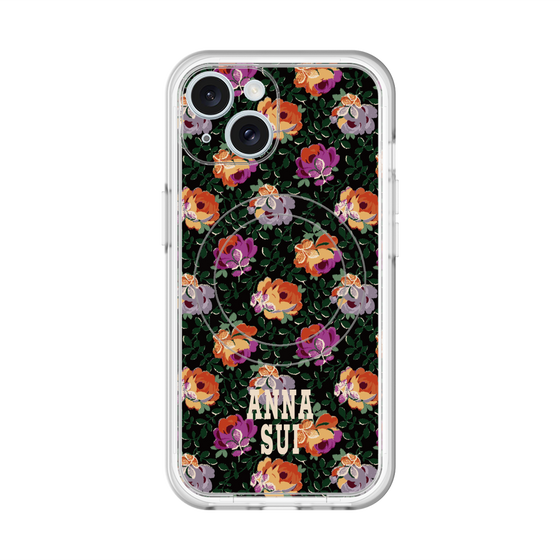 スリムプロテクションプレミアムケース with MagSafe［ ANNA SUI - オンブルローズ ］