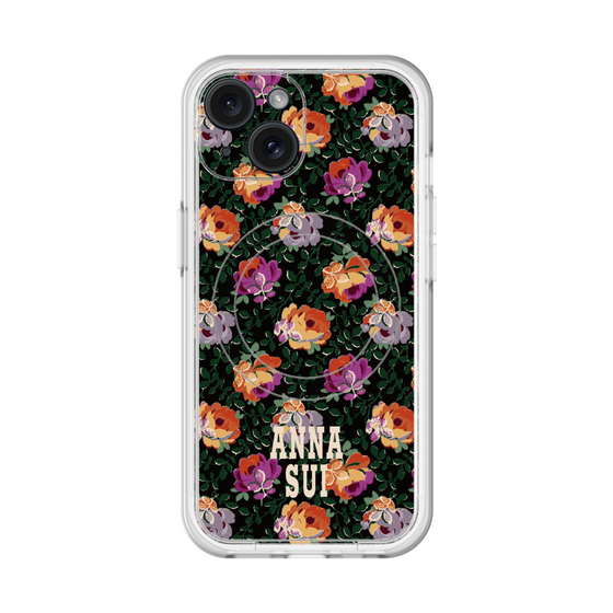 スリムプロテクションプレミアムケース with MagSafe［ ANNA SUI - オンブルローズ ］