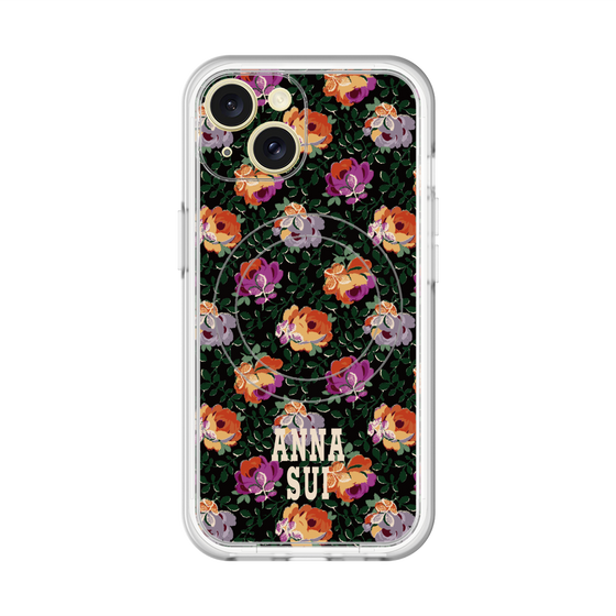 スリムプロテクションプレミアムケース with MagSafe［ ANNA SUI - オンブルローズ ］