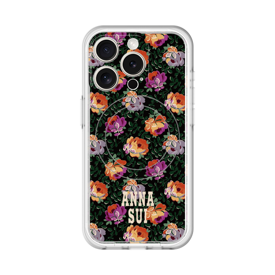 スリムプロテクションプレミアムケース with MagSafe［ ANNA SUI - オンブルローズ ］