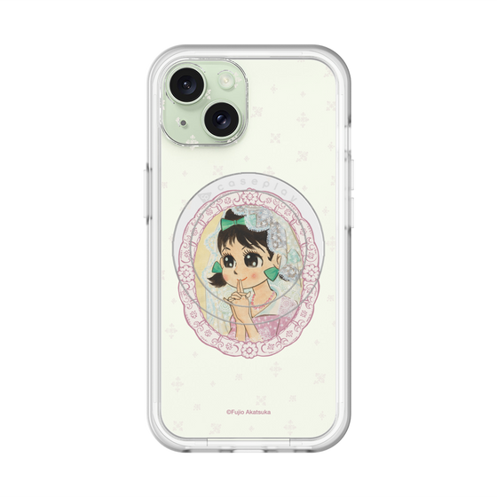スリムプロテクションプレミアムケース with MagSafe［ ひみつのアッコちゃん - テクマクマヤコン - クリア ］