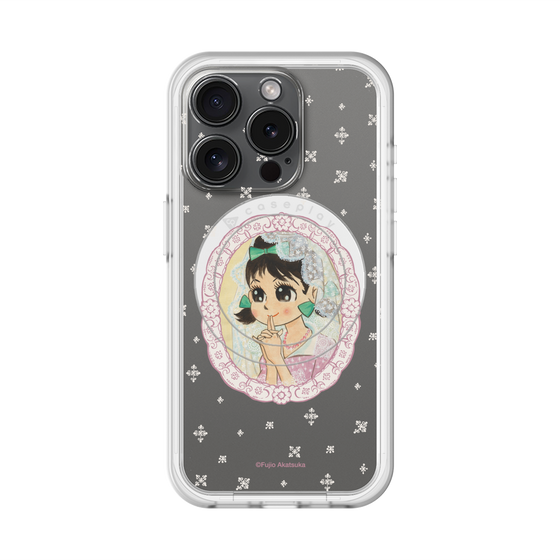 スリムプロテクションプレミアムケース with MagSafe［ ひみつのアッコちゃん - テクマクマヤコン - クリア ］