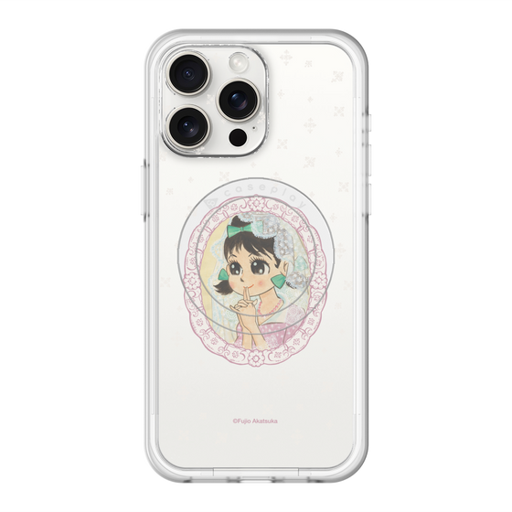 スリムプロテクションプレミアムケース with MagSafe［ ひみつのアッコちゃん - テクマクマヤコン - クリア ］