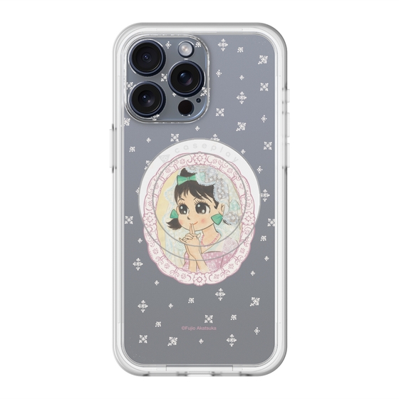 スリムプロテクションプレミアムケース with MagSafe［ ひみつのアッコちゃん - テクマクマヤコン - クリア ］