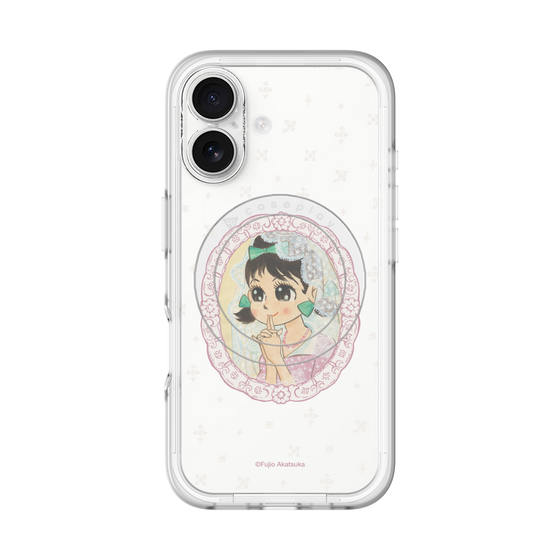 スリムプロテクションプレミアムケース with MagSafe［ ひみつのアッコちゃん - テクマクマヤコン - クリア ］