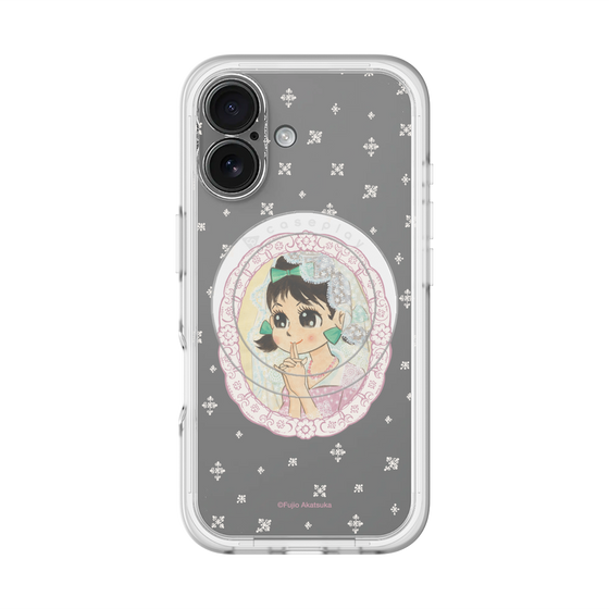 スリムプロテクションプレミアムケース with MagSafe［ ひみつのアッコちゃん - テクマクマヤコン - クリア ］
