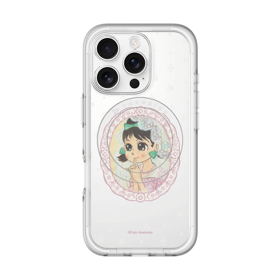 スリムプロテクションプレミアムケース with MagSafe［ ひみつのアッコちゃん - テクマクマヤコン - クリア ］