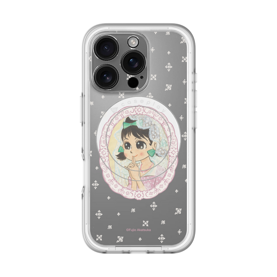 スリムプロテクションプレミアムケース with MagSafe［ ひみつのアッコちゃん - テクマクマヤコン - クリア ］