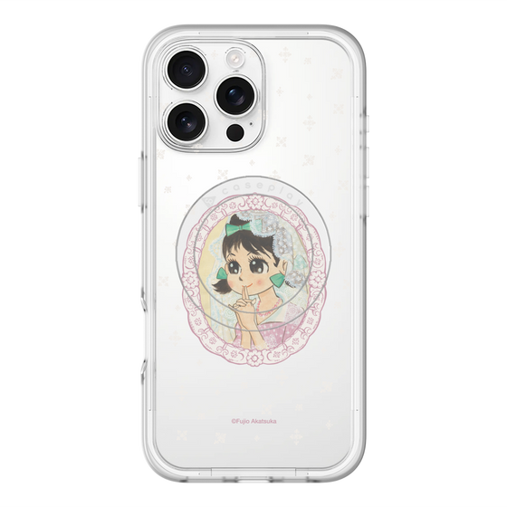 スリムプロテクションプレミアムケース with MagSafe［ ひみつのアッコちゃん - テクマクマヤコン - クリア ］