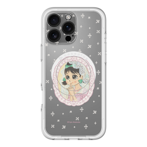 スリムプロテクションプレミアムケース with MagSafe［ ひみつのアッコちゃん - テクマクマヤコン - クリア ］