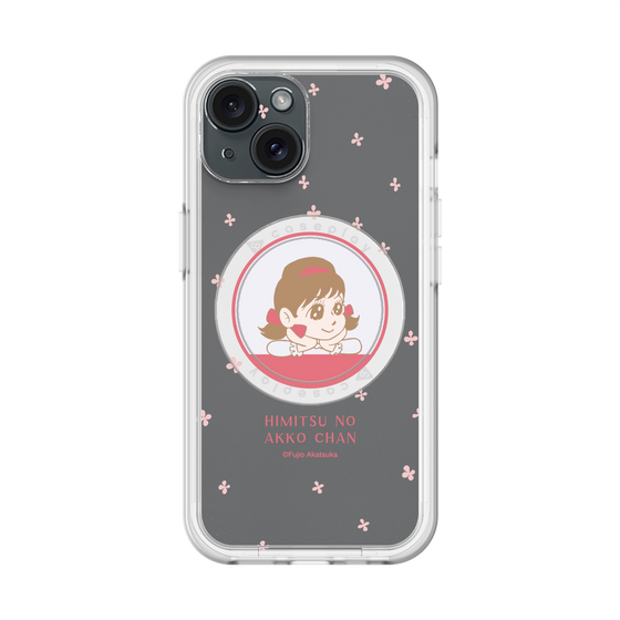 スリムプロテクションプレミアムケース with MagSafe［ ひみつのアッコちゃん - アッコちゃん - クリア ］