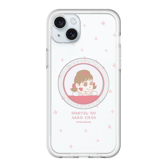 スリムプロテクションプレミアムケース with MagSafe［ ひみつのアッコちゃん - アッコちゃん - クリア ］