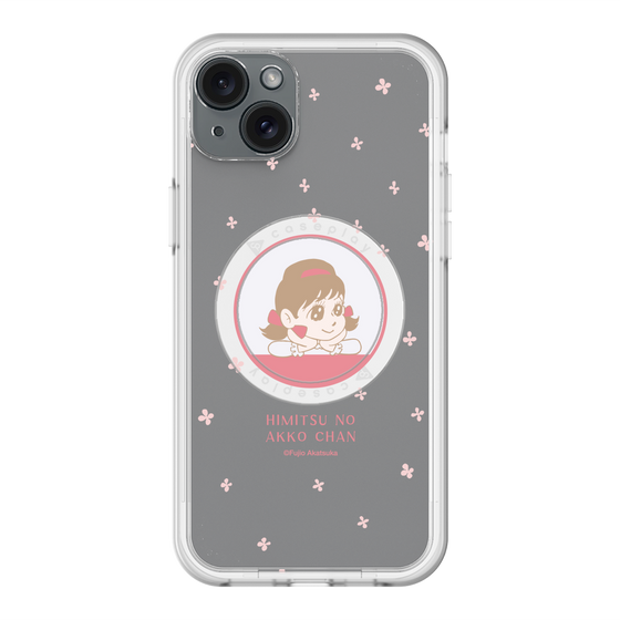 スリムプロテクションプレミアムケース with MagSafe［ ひみつのアッコちゃん - アッコちゃん - クリア ］
