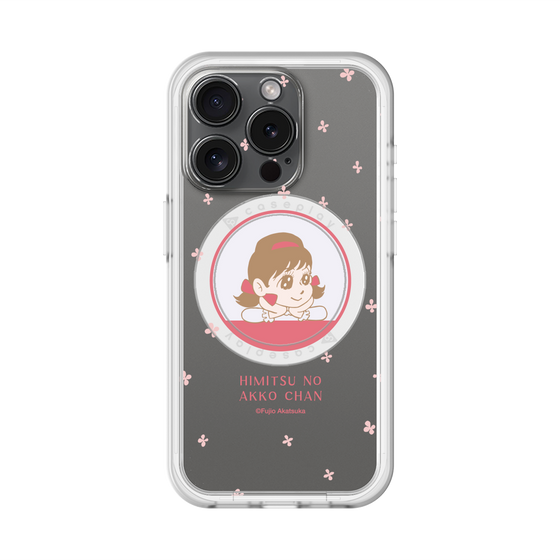 スリムプロテクションプレミアムケース with MagSafe［ ひみつのアッコちゃん - アッコちゃん - クリア ］
