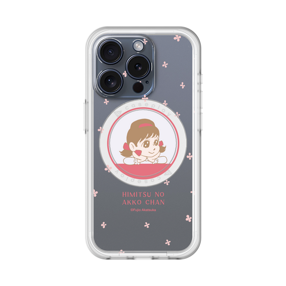 スリムプロテクションプレミアムケース with MagSafe［ ひみつのアッコちゃん - アッコちゃん - クリア ］