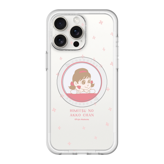 スリムプロテクションプレミアムケース with MagSafe［ ひみつのアッコちゃん - アッコちゃん - クリア ］