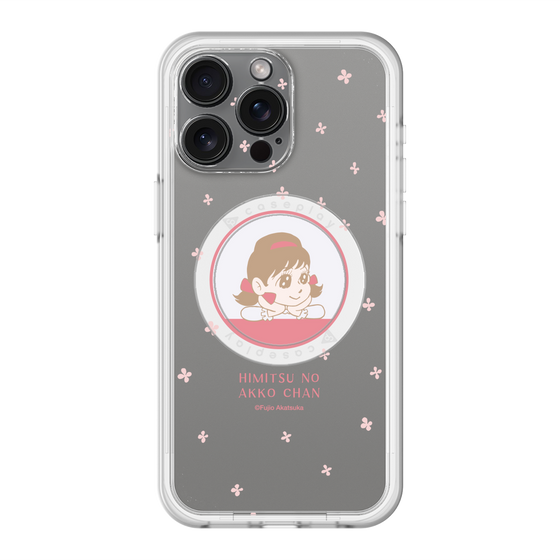スリムプロテクションプレミアムケース with MagSafe［ ひみつのアッコちゃん - アッコちゃん - クリア ］