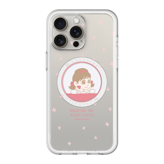スリムプロテクションプレミアムケース with MagSafe［ ひみつのアッコちゃん - アッコちゃん - クリア ］
